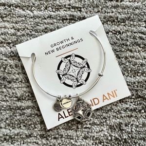 Alex and Ani Wings of Change Crystal Charm Bangle